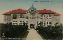 Bolivar Asylum for the Destitute Panama Postcard Postcard