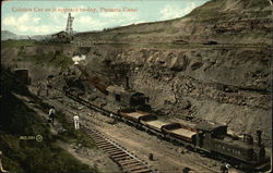 Culebra Cut as it Appears Today, Panama Canal Postcard Postcard