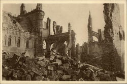 Inside the Cathedral Ypres, Belgium Benelux Countries Postcard Postcard