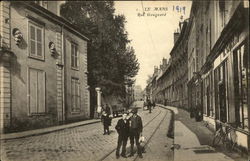 Rue Gougeard Le Mans, France Postcard Postcard