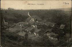 General View of Town Gery, France Postcard Postcard