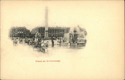 Place de la Concorde Paris, France Postcard Postcard