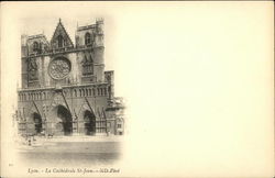 Lyon. The St. John's Cathedral. France Postcard Postcard