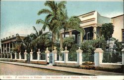 A Residence in Vedado Postcard