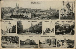 Hof i. Bay Feldpost - 3rd Reich Cancel Germany Postcard Postcard