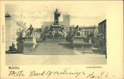 Martin Luther monument. Berlin, Germany Postcard Postcard