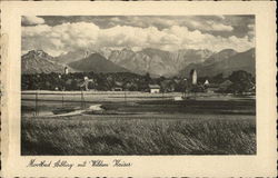 Moorbad Aiblin mit Wildem Kaiser Bad Aibling, Germany Postcard Postcard