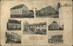 Views of Ansdorf Gasthauskarte Germany Postcard Postcard