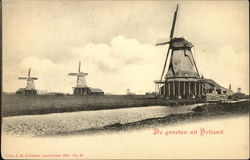 Greetings from Holland The Netherlands Benelux Countries Postcard Postcard