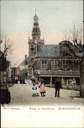 Waag en Speeltoren Monnikendam, Netherlands Benelux Countries Postcard Postcard