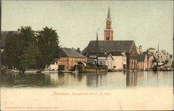 Zaandam; Zaangezicht met O. Z. toren. Postcard