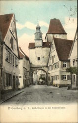 Roderbogen in der Roderstrasse Rothenburg, Germany Postcard Postcard