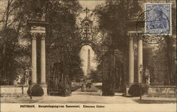 Haupteingang von Sanssouci Postcard