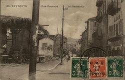 Rue Gouraud Beirut, Lebanon Middle East Postcard Postcard