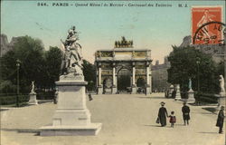 Paris - Quand Même ! de Mercier - Carrousel des Tuilleries France Postcard Postcard