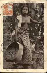 Native Girl Postcard