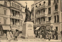 Statue of Cardinal Lavigerie Postcard