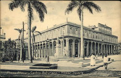 Plaza Albear y Centro Asturiano Havana, Cuba Postcard Postcard