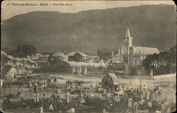 View of Place Ste-Anne Port-au-Prince, Haiti Caribbean Islands Postcard Postcard