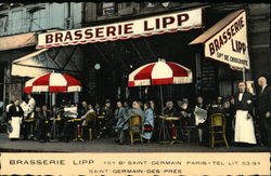 Brasserie Lipp Paris, France Postcard Postcard