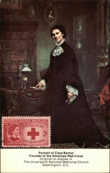 Portrait of Clara Barton, Founder of American Red Cross Washington, DC Washington DC Postcard Postcard Postcard