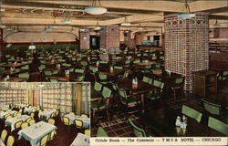 Oriole Room Cafeteria at the YMCA Hotel Postcard