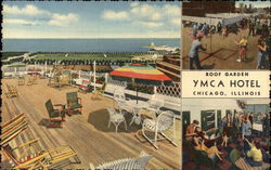 Y.M.C.A. Hotel - Roof Garden Chicago, IL Postcard Postcard Postcard