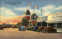 Corner Juarez Avenue and 16th of September Street Postcard