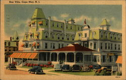 Street View of Star Villa Cape May, NJ Postcard Postcard Postcard