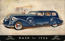 Nash for 1934 Cars Postcard Postcard Postcard