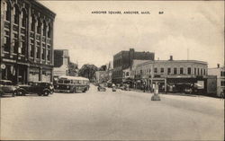 View of Andover Square Postcard