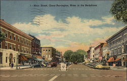 Maine Street in the Berkshires Great Barrington, MA Postcard Postcard Postcard