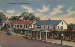 The Square at Ogunquit, Maine Postcard Postcard Postcard