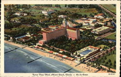 Roney Plaza Hotel - On the Ocean Miami Beach, FL Postcard Postcard Postcard