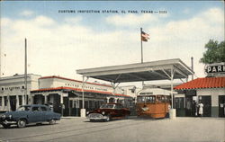 Customs Inspection Station Postcard