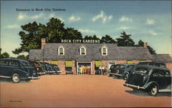 Rock City Gardens - Entrance Lookout Mountain, GA Postcard Postcard Postcard