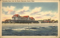 Nantasket Hotel from Beach Nantasket Beach, MA Postcard Postcard Postcard