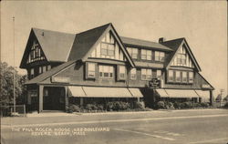 The Paul Roger House Revere Beach, MA Postcard Postcard Postcard