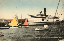 Steamer Martha's Vineyard Postcard