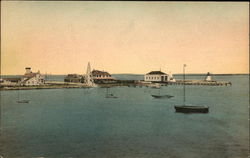 Brant Point on Nantucket Island Postcard