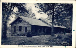 Dining Hall at Camp Bonnie Brae Postcard