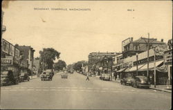 View of Broadway Postcard