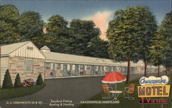 Chesapeake Motel Grasonville, MD Postcard Postcard Postcard