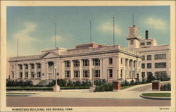 View of Homestead Building Postcard