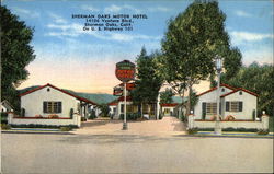 Sherman Oaks Motor Hotel California Postcard Postcard Postcard