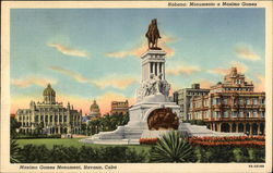 Maximo Gomez Monument Postcard