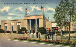 World's Fair Building of the Y M C A of the City of New York Postcard Postcard Postcard