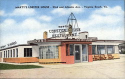 Marty's Lobster House Virginia Beach, VA Postcard Postcard Postcard