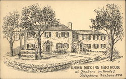 The Weber Duck Inn 1810 House Foxboro, MA Postcard Postcard Postcard