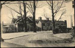 Chapel and Dormitories - Congregational Conference Center Framingham, MA Postcard Postcard Postcard